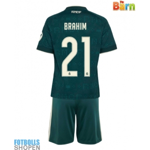 Billiga Real Madrid Brahim Diaz #21 Bortatröja Barn 2026-27 Kortärmad (+ Korta byxor)